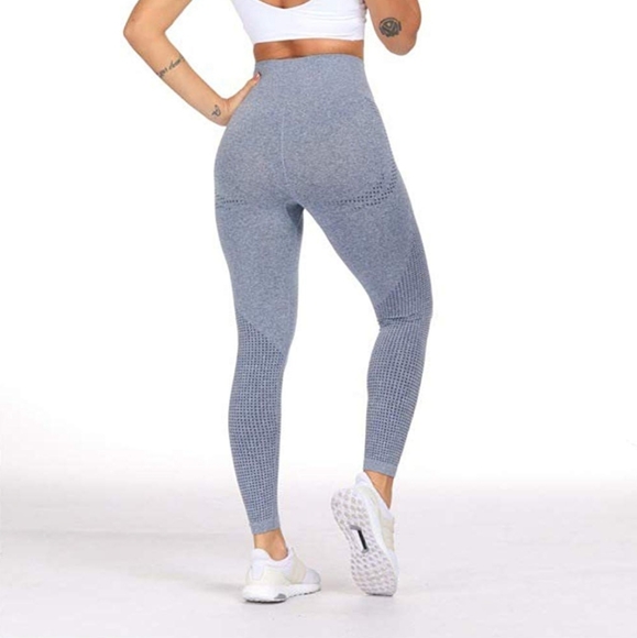 Seamless Stretch Workout Leggings - Picture 6 of 7